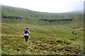 NG4559 : Ascending towards the ridge by Anthony O'Neil