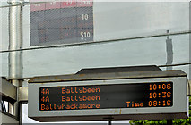 J3773 : Bus information display, Ballyhackamore, Belfast (June 2014) by Albert Bridge