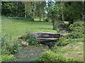 Waterston: bench/footbridge over the Piddle