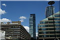 View of Ropemaker Place and a shopping centre from London Wall #2