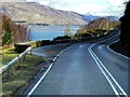 NN0568 : Layby on the A82 above Loch Linnhe by David Dixon