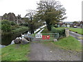 Private fishing area on the Tennant Canal, Neath Abbey