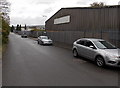 Road along the northern edge of Neath Abbey Business Park