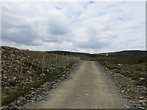 NN8244 : New road, Urlar Burn by Richard Webb