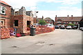 Construction work on a house behind the Sheffield Arms in Burton upon Stather