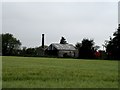 Farm buildings with chimney