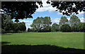 NZ2368 : Grassed area adjacent to St. Charles RC School by Trevor Littlewood