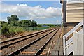 Towards Wrexham, B5069 level crossing, Gobowen