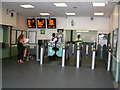 TQ3071 : Streatham Station, new barriers by Ben Brooksbank