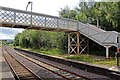 Footbridge and disused platform, Ruabon railway station