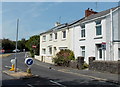 Houses at the western end of Narberth Road, Tenby