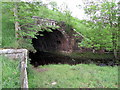 Disused railway bridge over Delf Burn