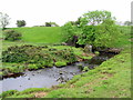 Delf Burn west of disused Rothbury Railway