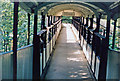 Footbridge at Sydenham Hill station, 1986