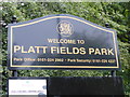 Park sign