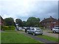 More cars than usual in Sandford Avenue