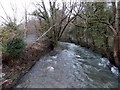 White water on the Sirhowy in Blackwood