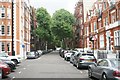 View up Earls Court Square #2