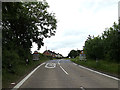 TM1359 : Entering Stonham Aspal on the A1120 Stowmarket Road by Geographer