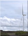 NM9719 : Carraig Gheal wind farm by Patrick Mackie