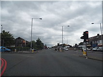 TQ2365 : Lights on London Road, North Cheam by David Howard