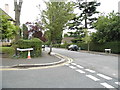 Woodcote Avenue at the junction of Park Hill Road