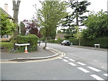 TQ2863 : Woodcote Avenue at the junction of Park Hill Road by David Howard