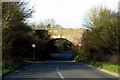 The road runs under the Cotswold Line near Long Hanborough