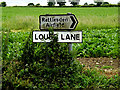 Louse Lane sign