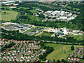 Cheadle sewage works from the air