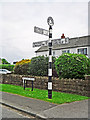 Signpost on Skitby Road