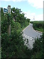 Footpath Sign And Farnham Road