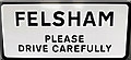 TL9457 : Felsham Village Name sign by Geographer