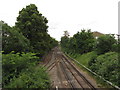 Railway lines at New Kew Junction