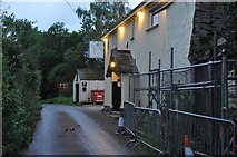 ST0721 : Appley : Country Lane & Pub by Lewis Clarke