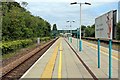 Along platform 1, Prestatyn railway station