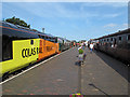 TG1543 : View along the platform, Sheringham Station, North Norfolk Railway by Roger Jones