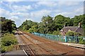 The northern end of Caergwrle railway station