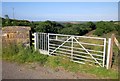 Gate by the railway bridge, Shillingham