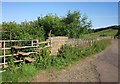 Stile and railway bridge, Shillingham