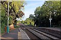 Pedestrian level crossing, Hope railway station