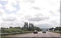 M56 approaching B3139 overbridge