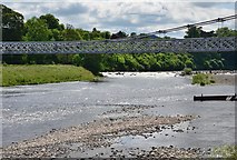 NT5434 : Chain Bridge over the Tweed by Jim Barton