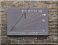 TQ3082 : Sundial, Doughty Mews, London WC1 by Jim Osley
