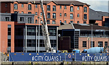 J3474 : CQ1, City Quays site, Belfast - June 2014(2) by Albert Bridge