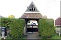 The lych gate to St Mary the Virgin parish church