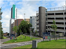 SE2934 : Woodhouse Lane Car Park, Leeds by Andrew Curtis