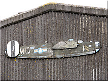 TF9807 : Hangar at the Shipdham Flying Club - detail by Evelyn Simak