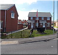 Former coal dram on a corner of Cefn Cadno, Llanharan