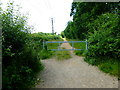 Dismantled railway looking towards Tongham